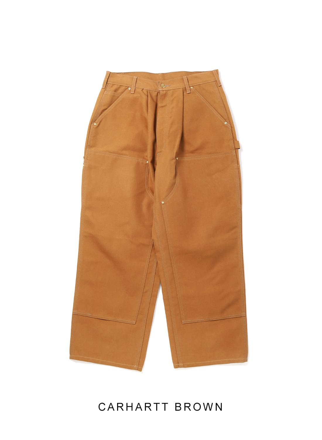 carharttダブルニーブラウンダックユーズド31 USA製 Carhartt