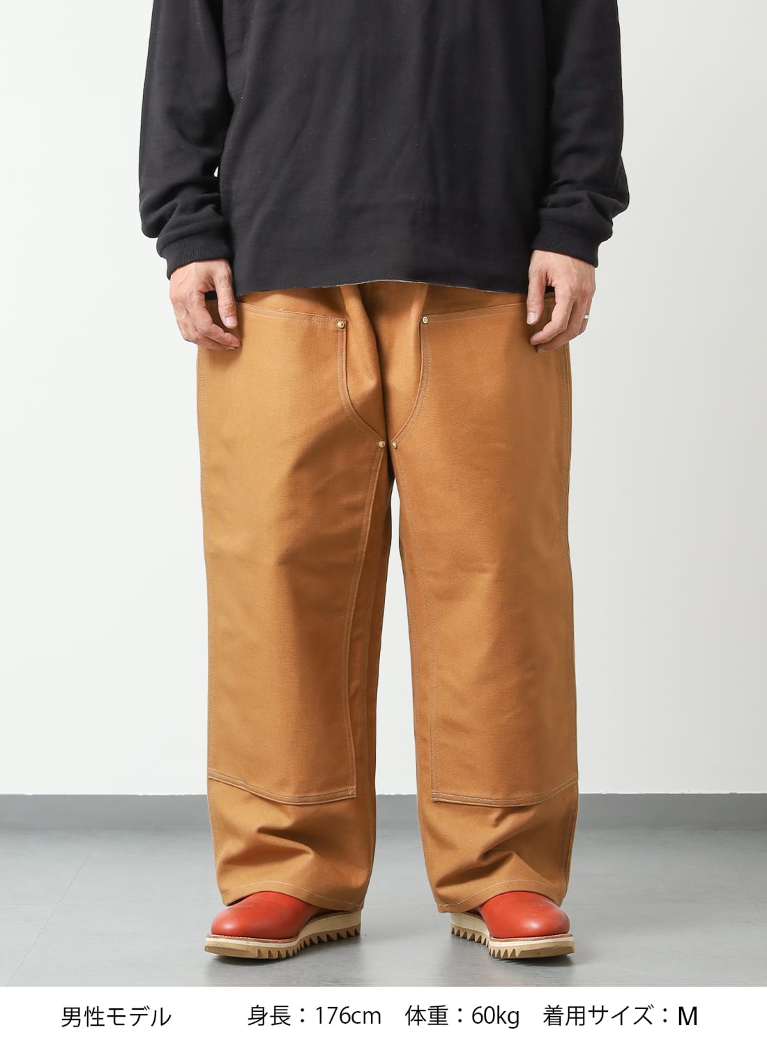 US CARHARTT DOUBLE-KNEE ONE-TUCK FIRM PAINTER PANTS|US カーハート