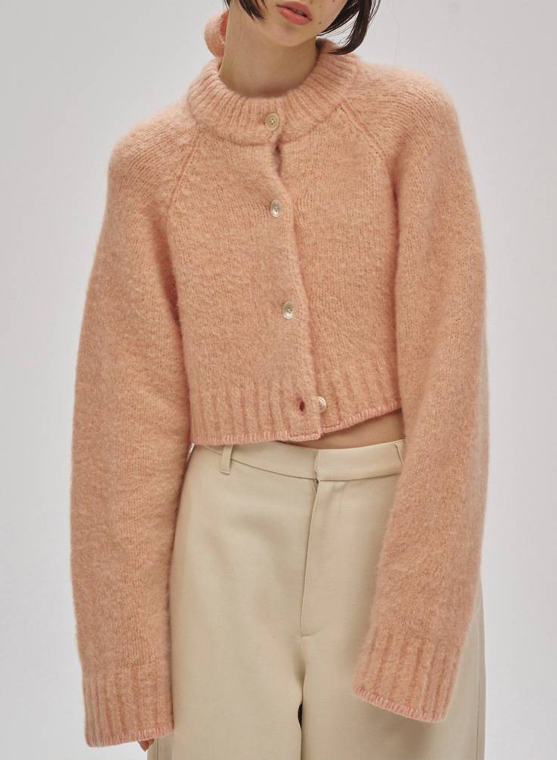 BRASHED KNIT CARDIGAN|ブラッシュド ニット カーディガンブラッシュド