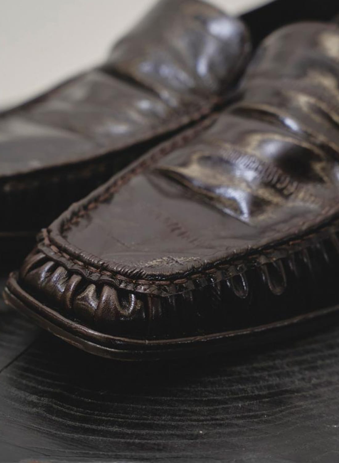 SQUARETOE GATHER LOAFERS|スクエアトゥギャザー ローファースクエア