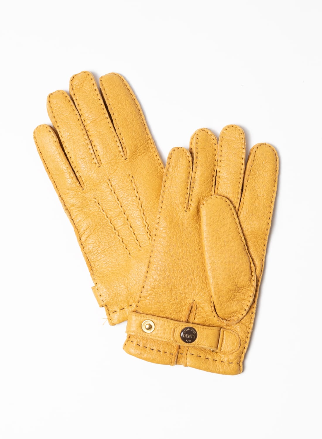 ビンテージ　ペッカリーグローブ 希少ペッカリーメンズグローブ】デンツ 15-1043 CORK アンライニング