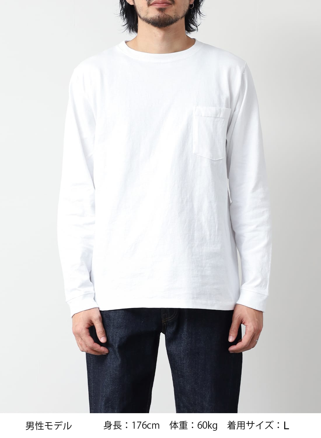 (国内正規品)Goodwear（グッドウェア）L/S POCKET TEE（ロングスリーブ ポケットT）ポケT Tシャツ 長袖 ロングスリーブ 丸胴 ホールガーメント アメリカ製 L/S POCKET TEE|ロングスリーブ ポケットTロングスリーブ ポケットT