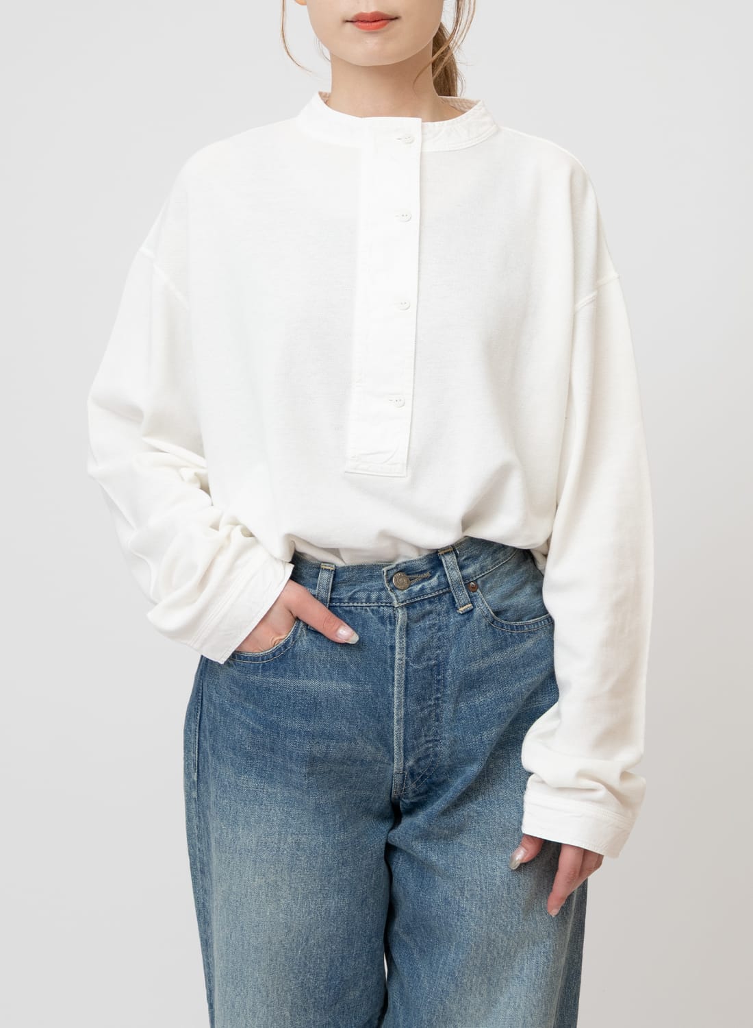 SHINZONE/MILITARY HENLEY PULLOVER|ミリタリー ヘンリー プルオーバ