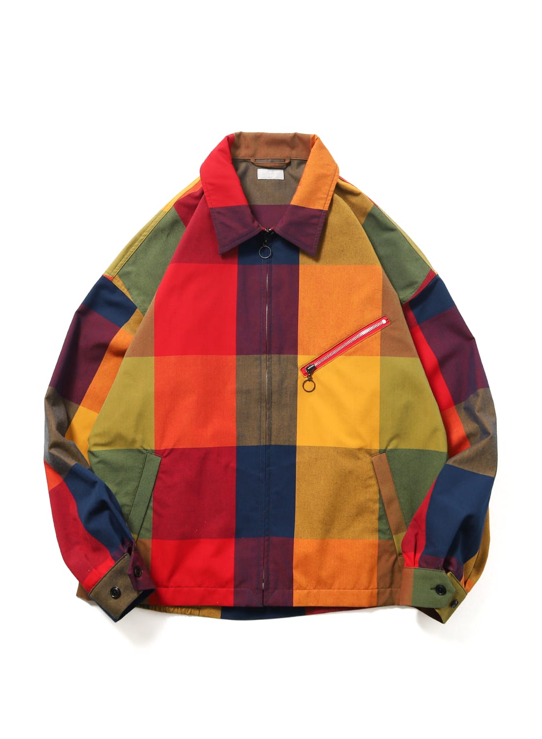 BLOCK PLAID DRIZZLER JACKET |ブロックプレイド ドリズラージャケット