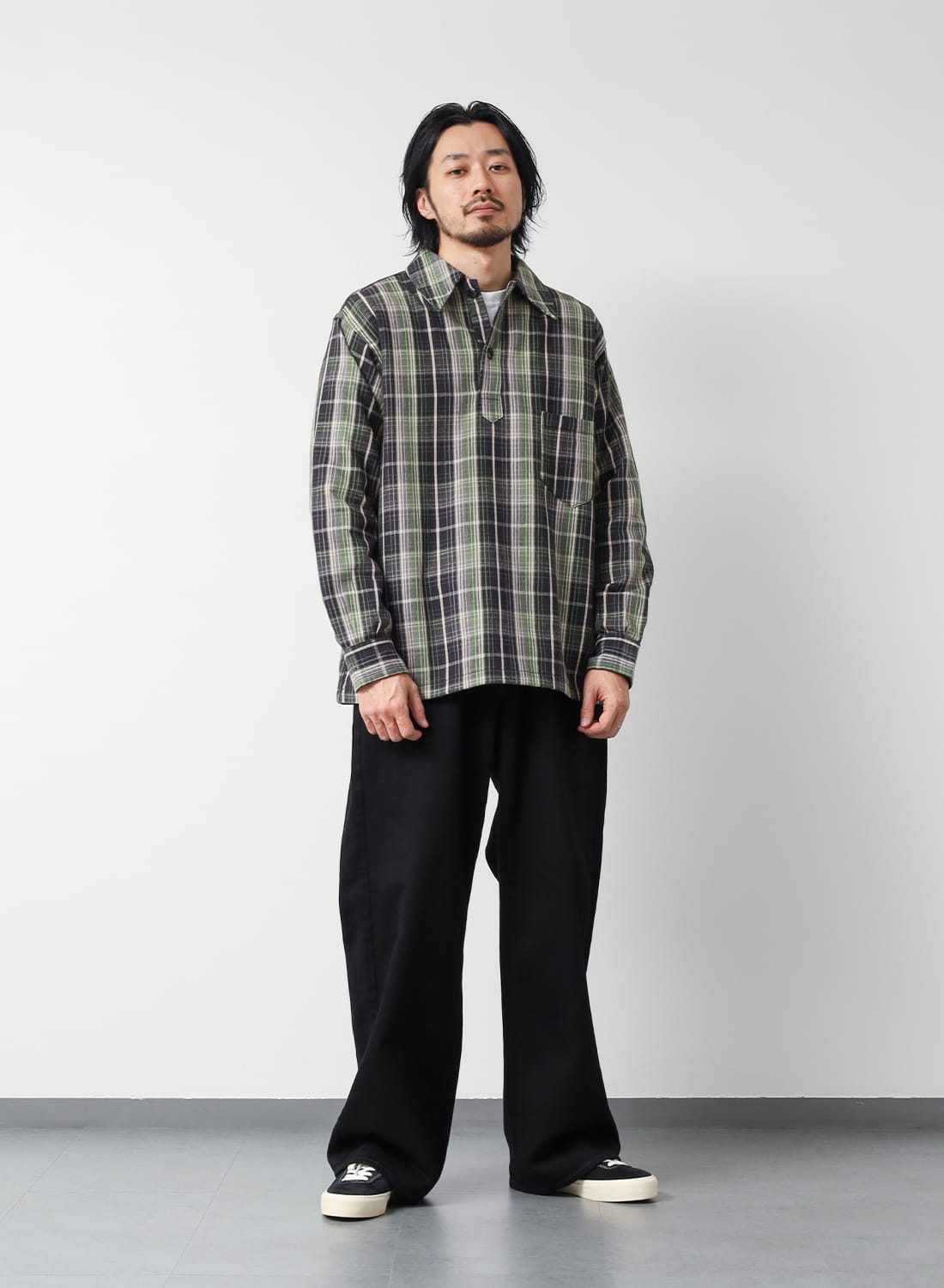 LOT 3063 1930'S WPA ONE POCKET PULLOVER FLANNEL SHIRTS|Lot 3063