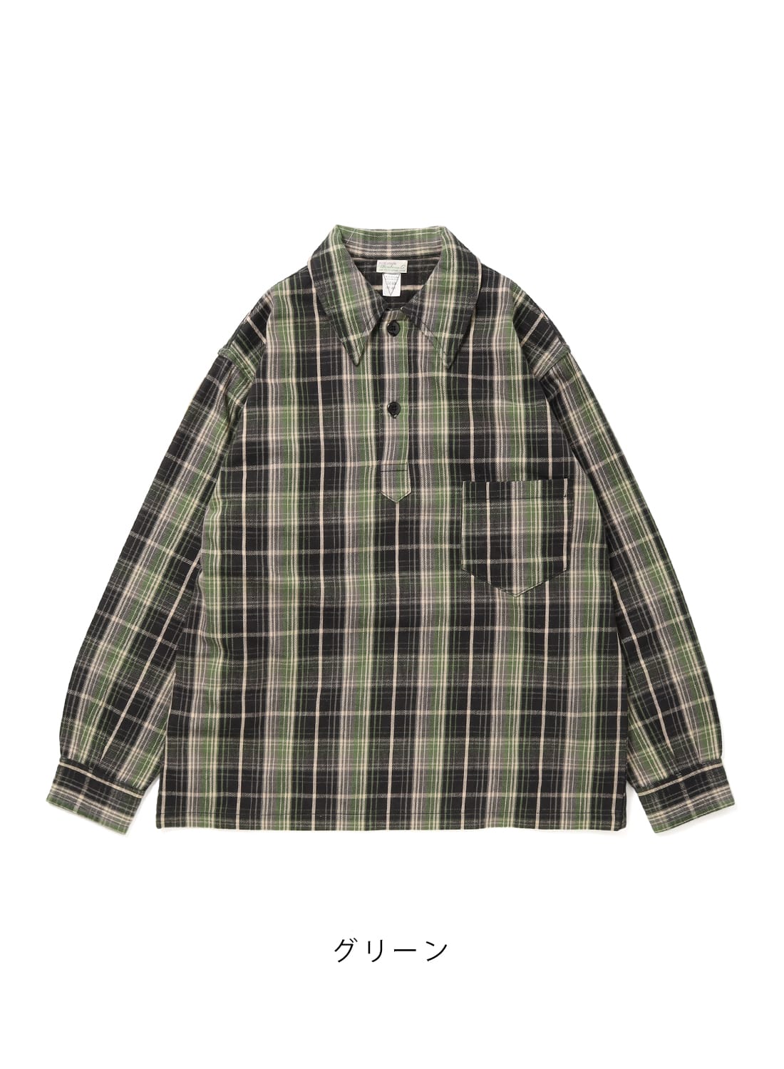 LOT 3063 1930'S WPA ONE POCKET PULLOVER FLANNEL SHIRTS|Lot 3063