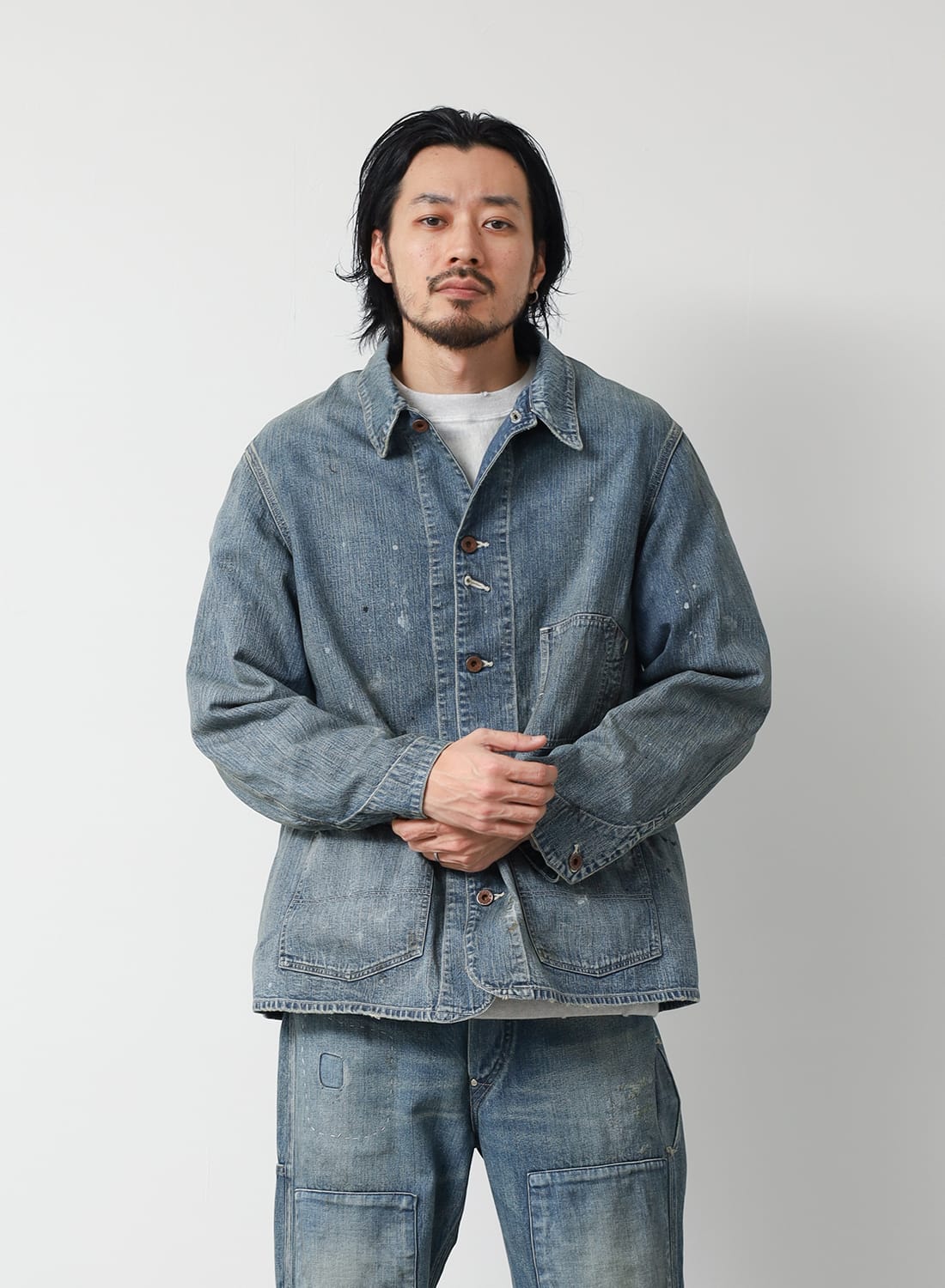 PAINT-STAINED ENGINEER'S COVERALL|ペイントステインド エンジニアズ