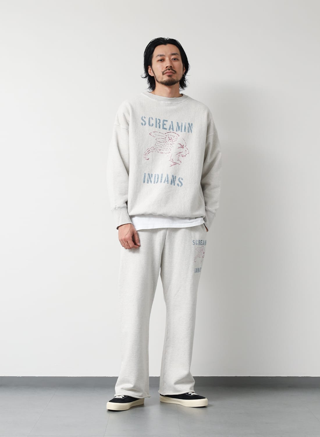 キタニタツヤ スウェット SCREAMIN INDIANS SWEATSHIRT AGED|スクリーミン インディアンズ