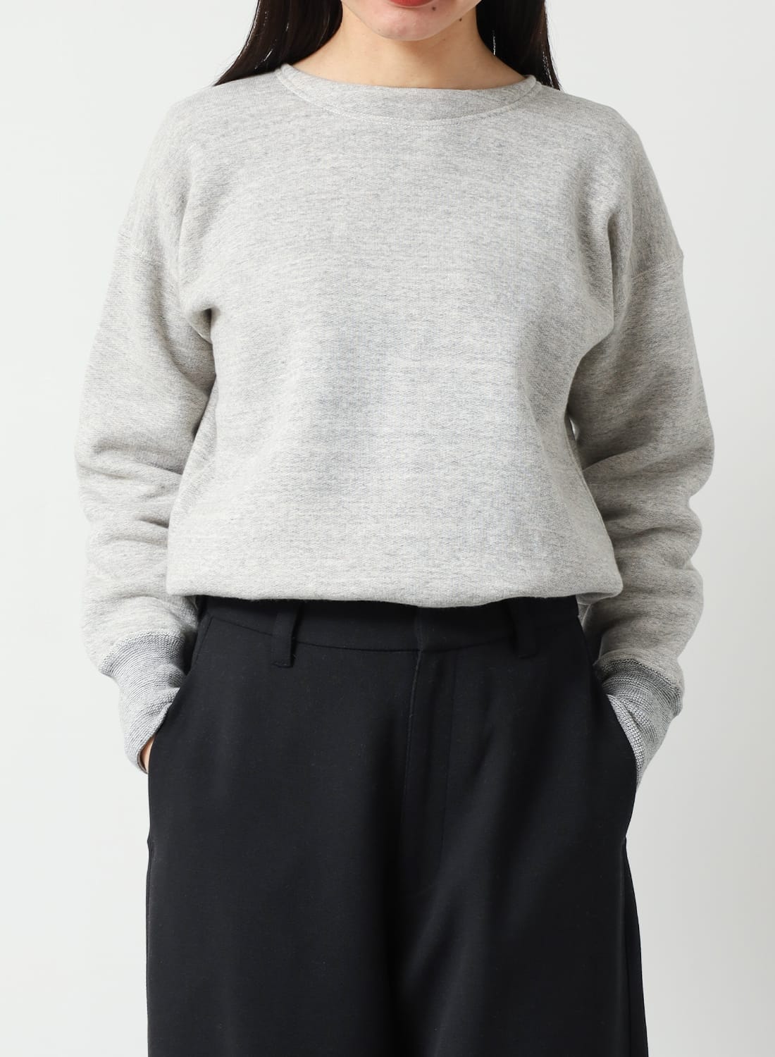 EXTRA COTTON FLEECE CREW NECK LONG SLEEVE|【別注カラー】エクストラ