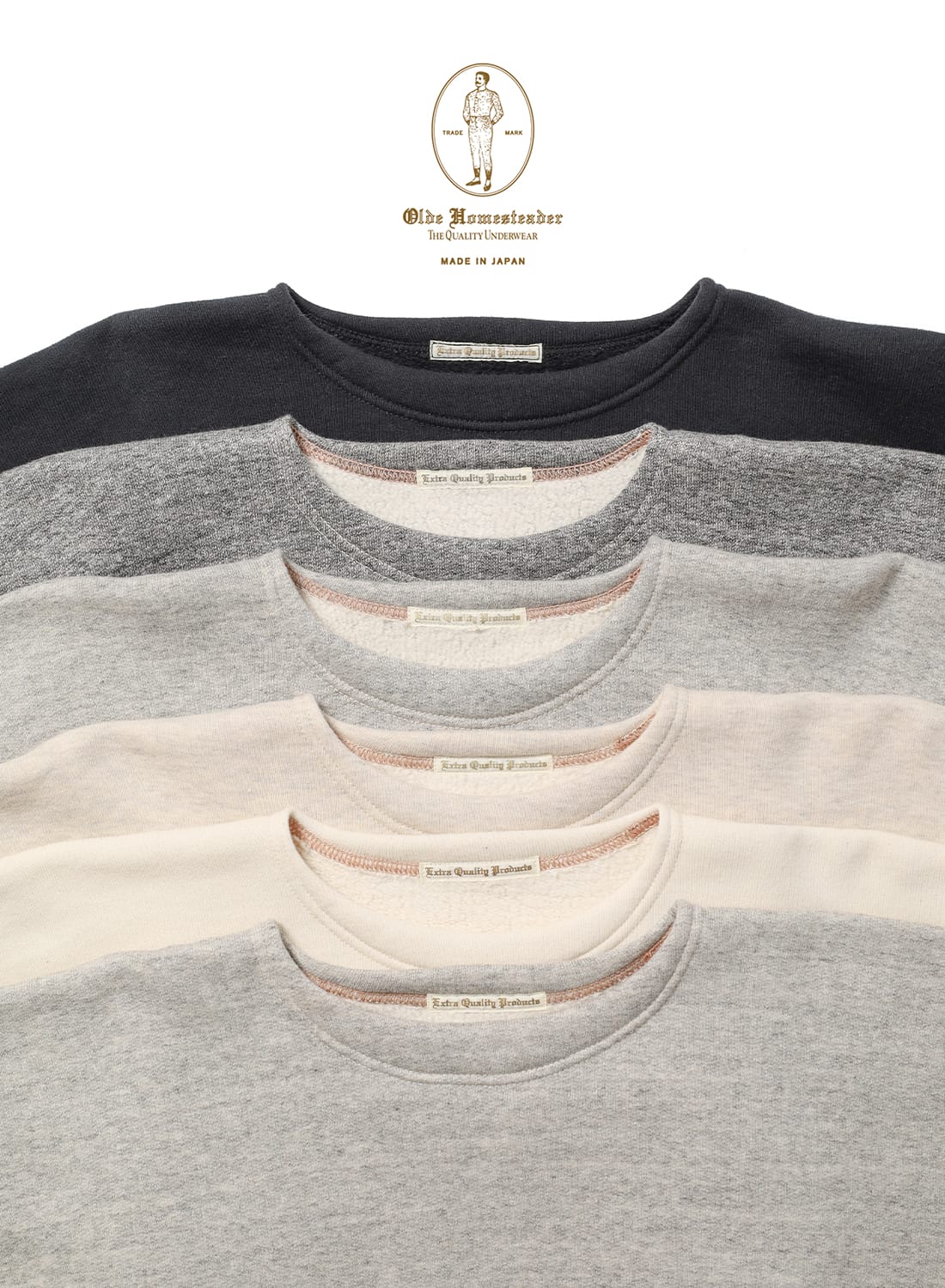 EXTRA COTTON FLEECE CREW NECK LONG SLEEVE|【別注カラー】エクストラ