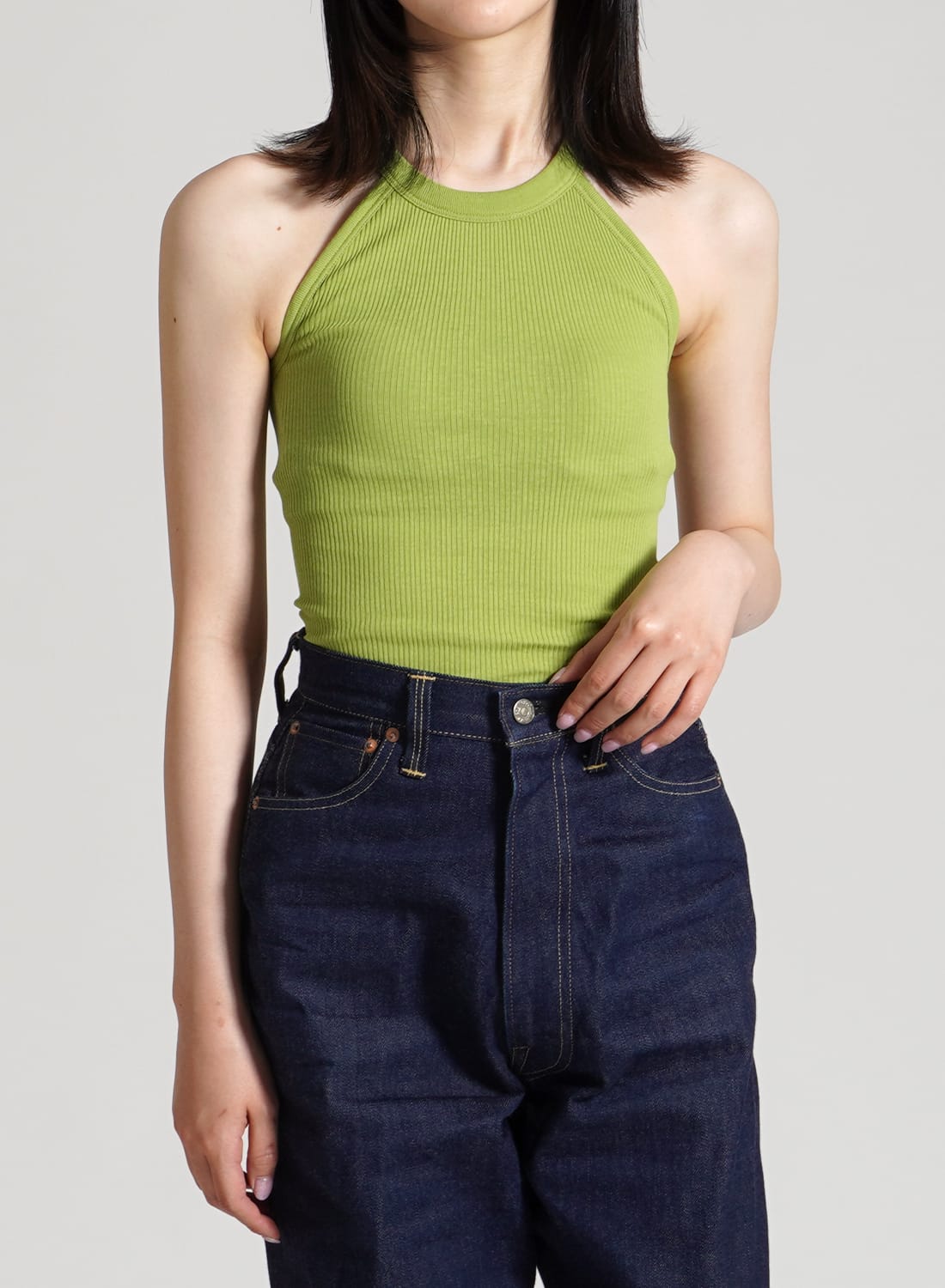 TWIST COTTON BRA TANK|ツイスト コットン ブラ タンクツイスト