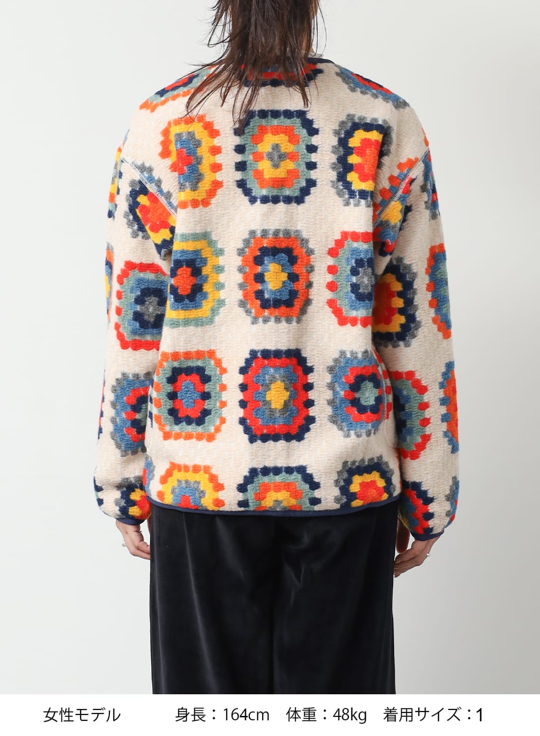 WOOL JACQUARD CARDIGAN|ウール ジャカード カーディガンウール ジャ