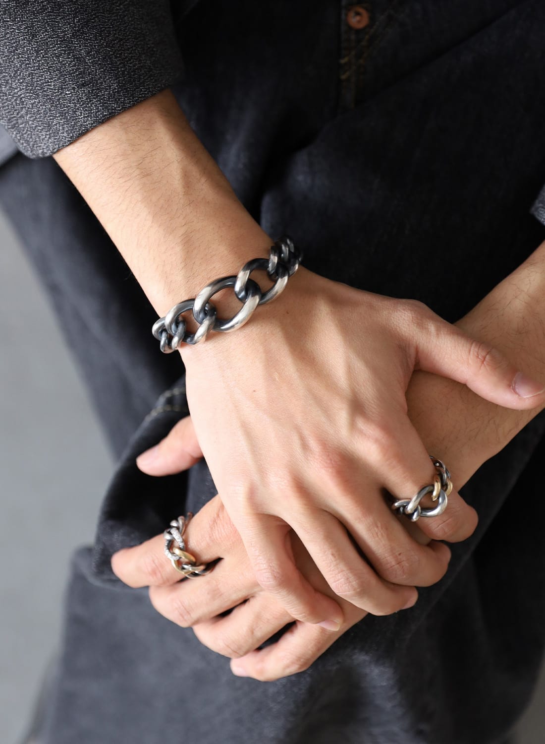 HUMETE CHUNKY CHAIN BRACELET|ハムエタ チャンキー チェーン