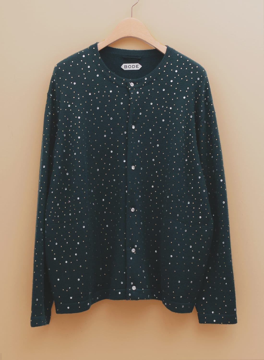 BODE/BEADED SOLID CARDIGAN|ビーデッド ソリッド カーディガンビー