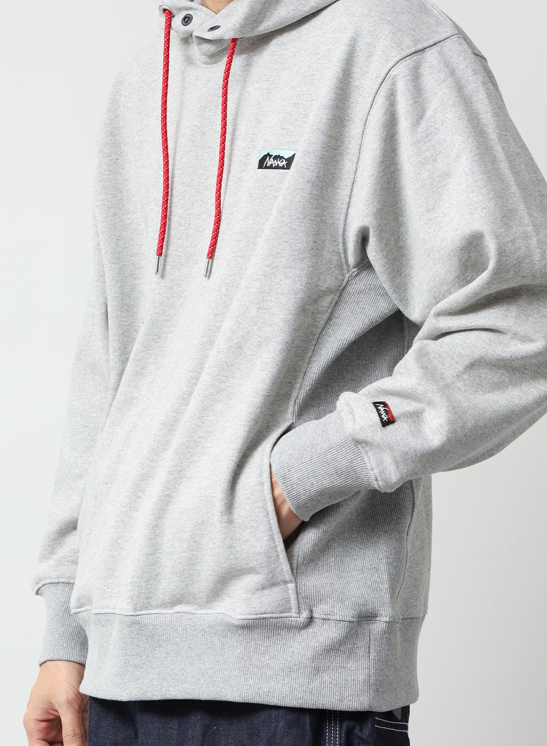 ECO HYBRID MINI BOX LOGO EMBROIDERY SWEAT HOODIE|エコハイブリッド