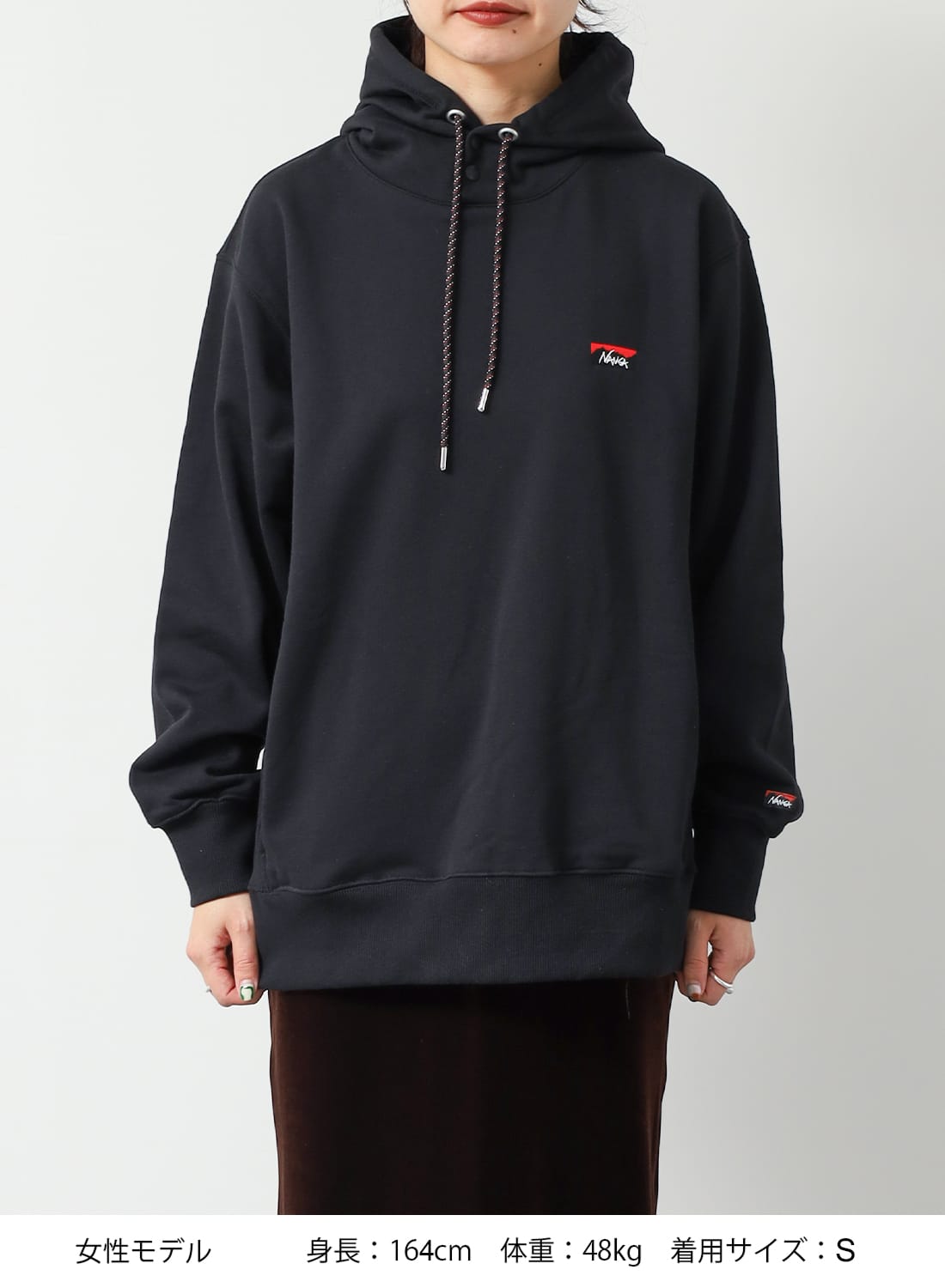 ポイントアップ】ECO HYBRID MINI BOX LOGO EMBROIDERY SWEAT HOODIE