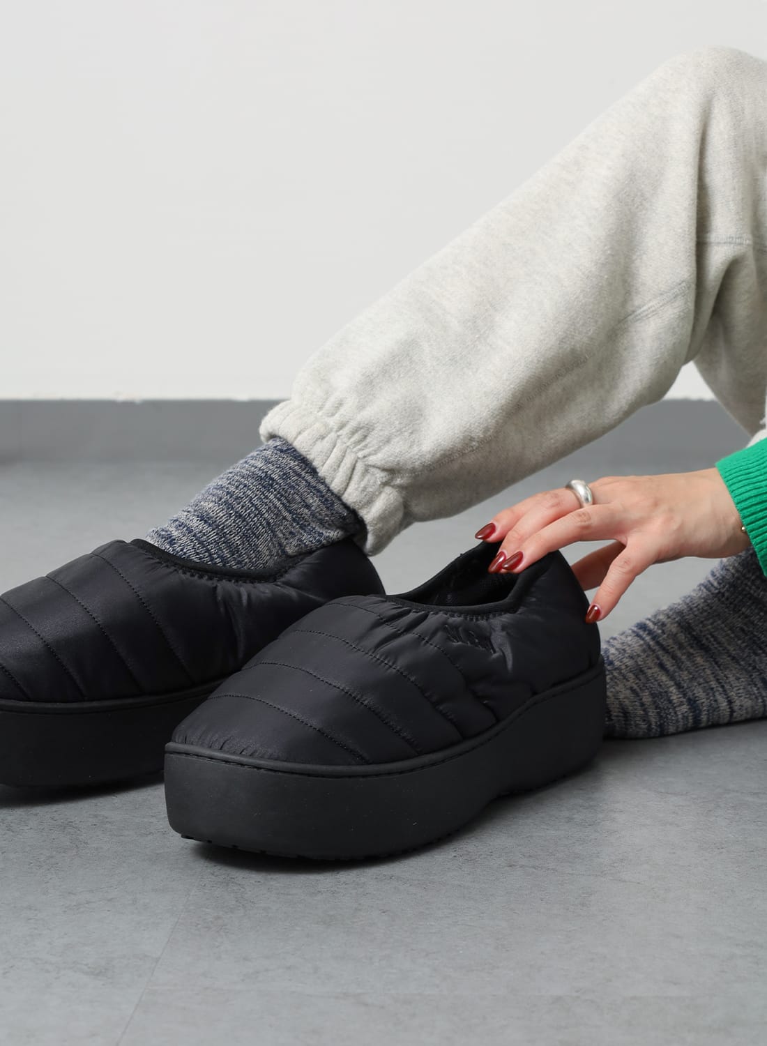 靴 SUBU VAMP PLATFORM BLACK 00 楽天市場】正規商品 [スブ] SUBU VAMP PLATFORM 厚底 スリッポン