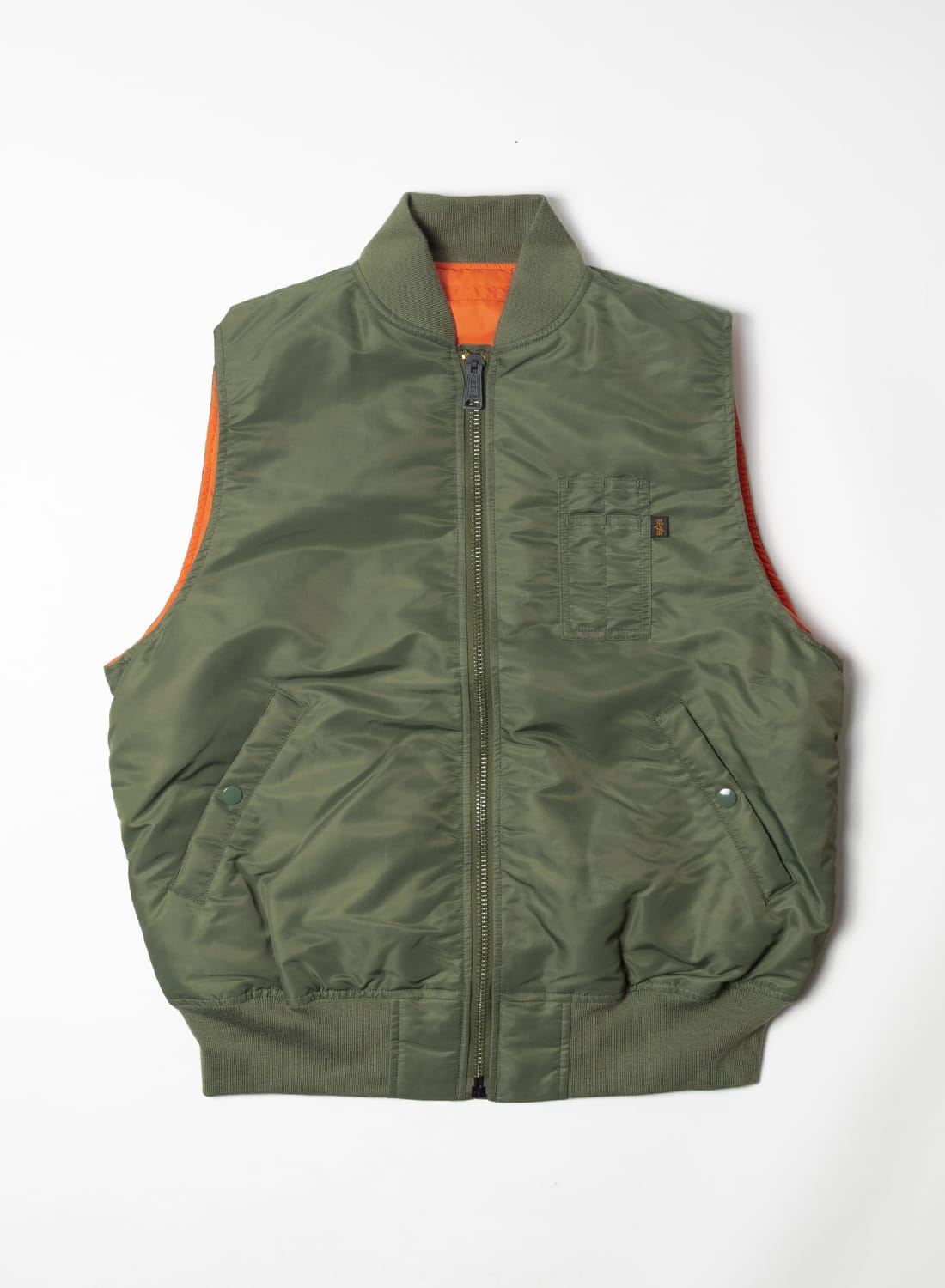 ALPHA(アルファ)MA-1 DOWN VEST(MA-1 ダウン ベスト)ダウンベスト