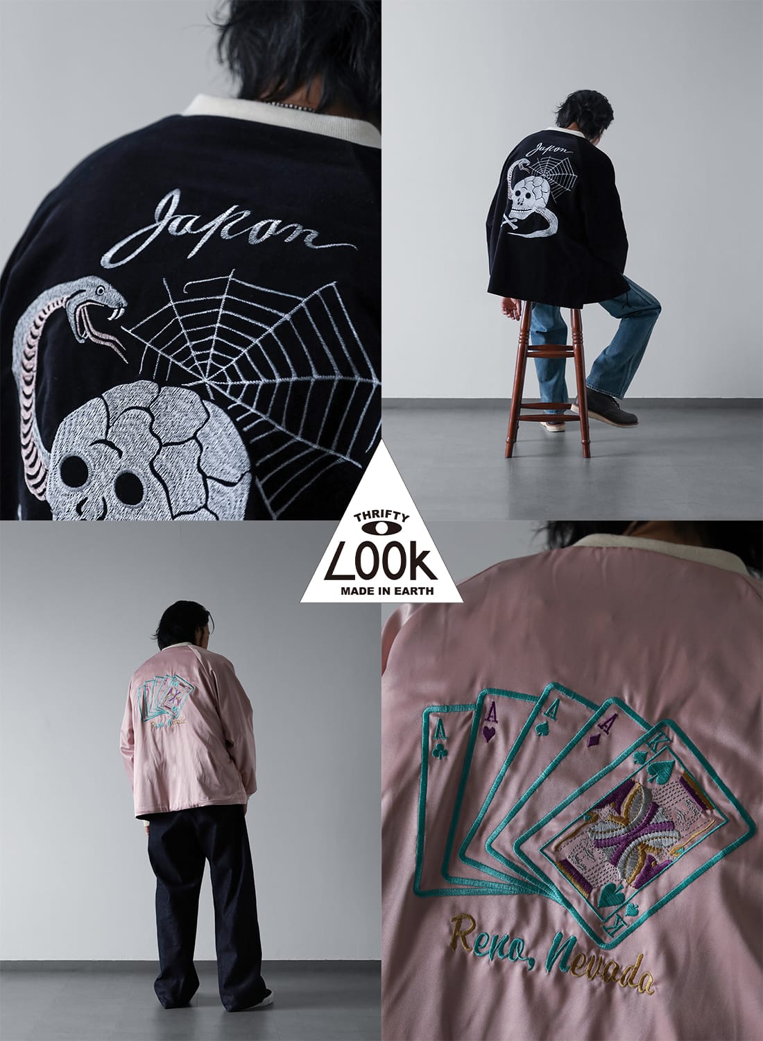 SNAKE＆SKULL SOUVENIR JACKET VELOUR|スネーク＆スカル スーベニア