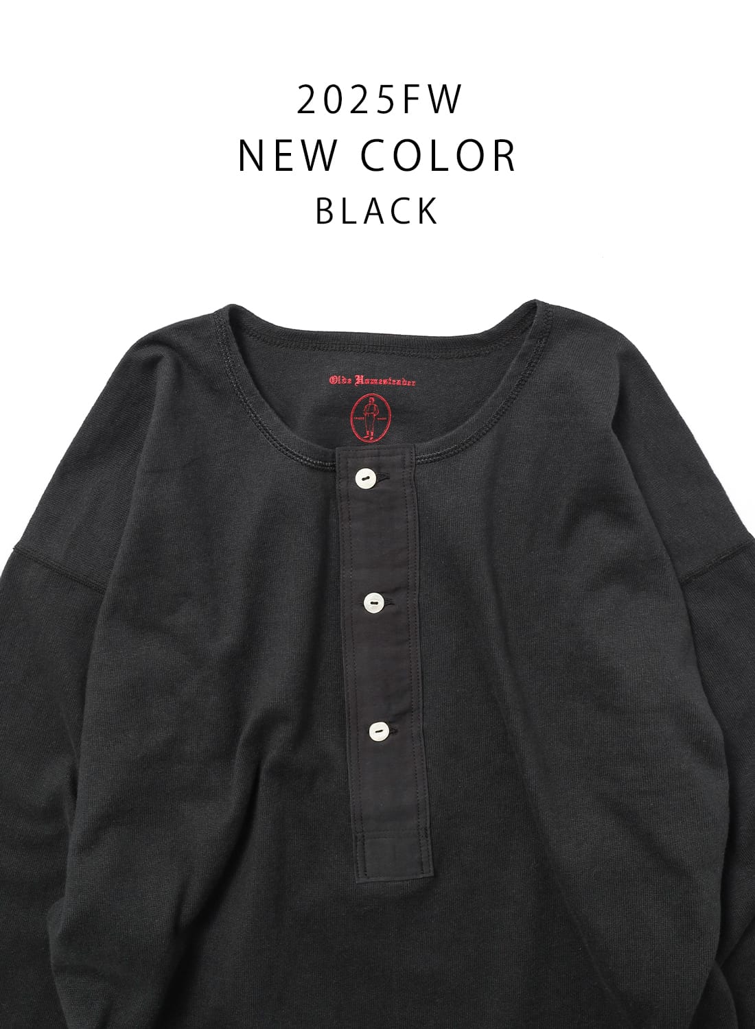 RUSTIC JERSEY HENLEY NECK LONG SLEEVE|ラスティックジャージー