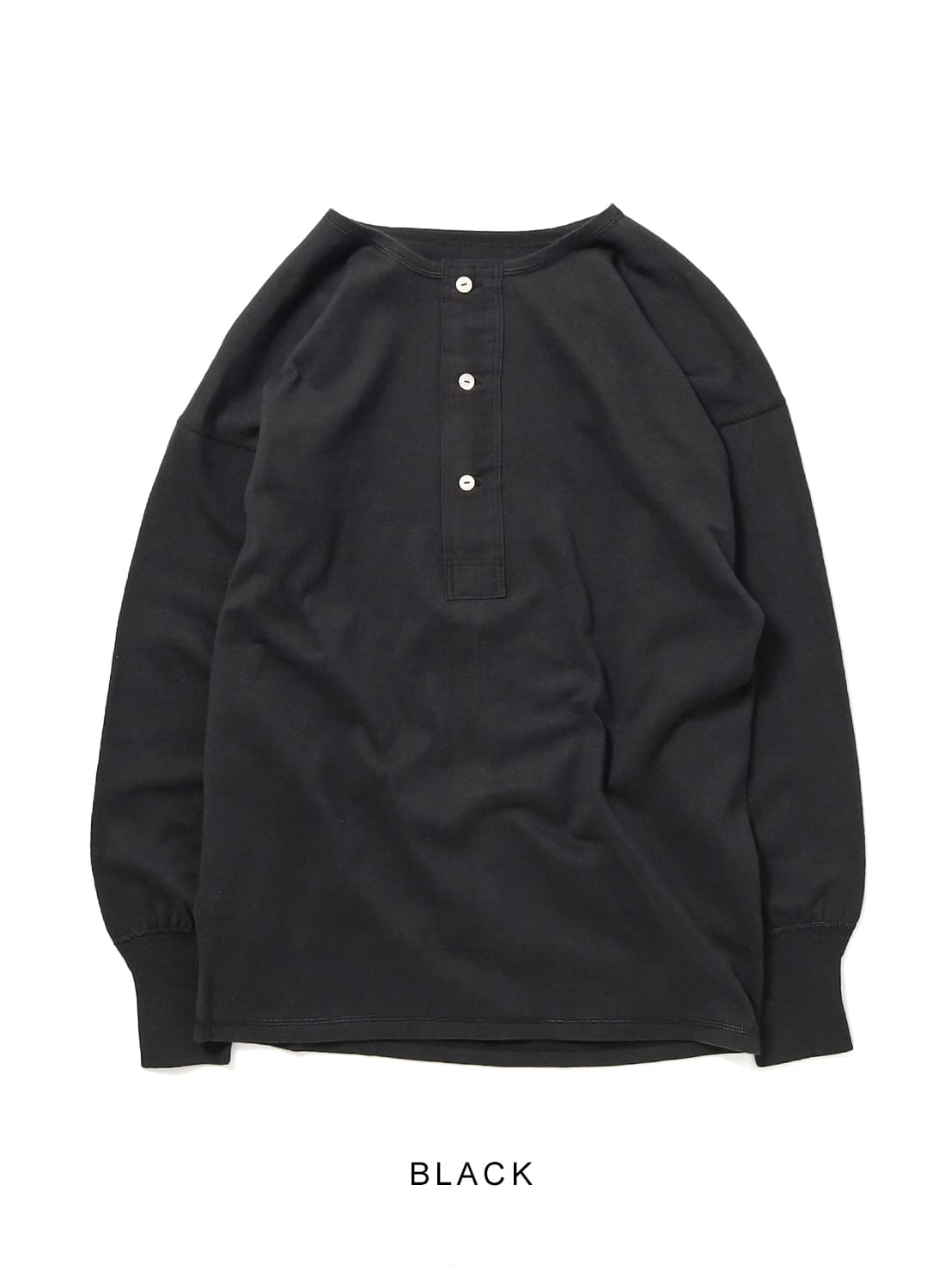 RUSTIC JERSEY HENLEY NECK LONG SLEEVE|ラスティックジャージー