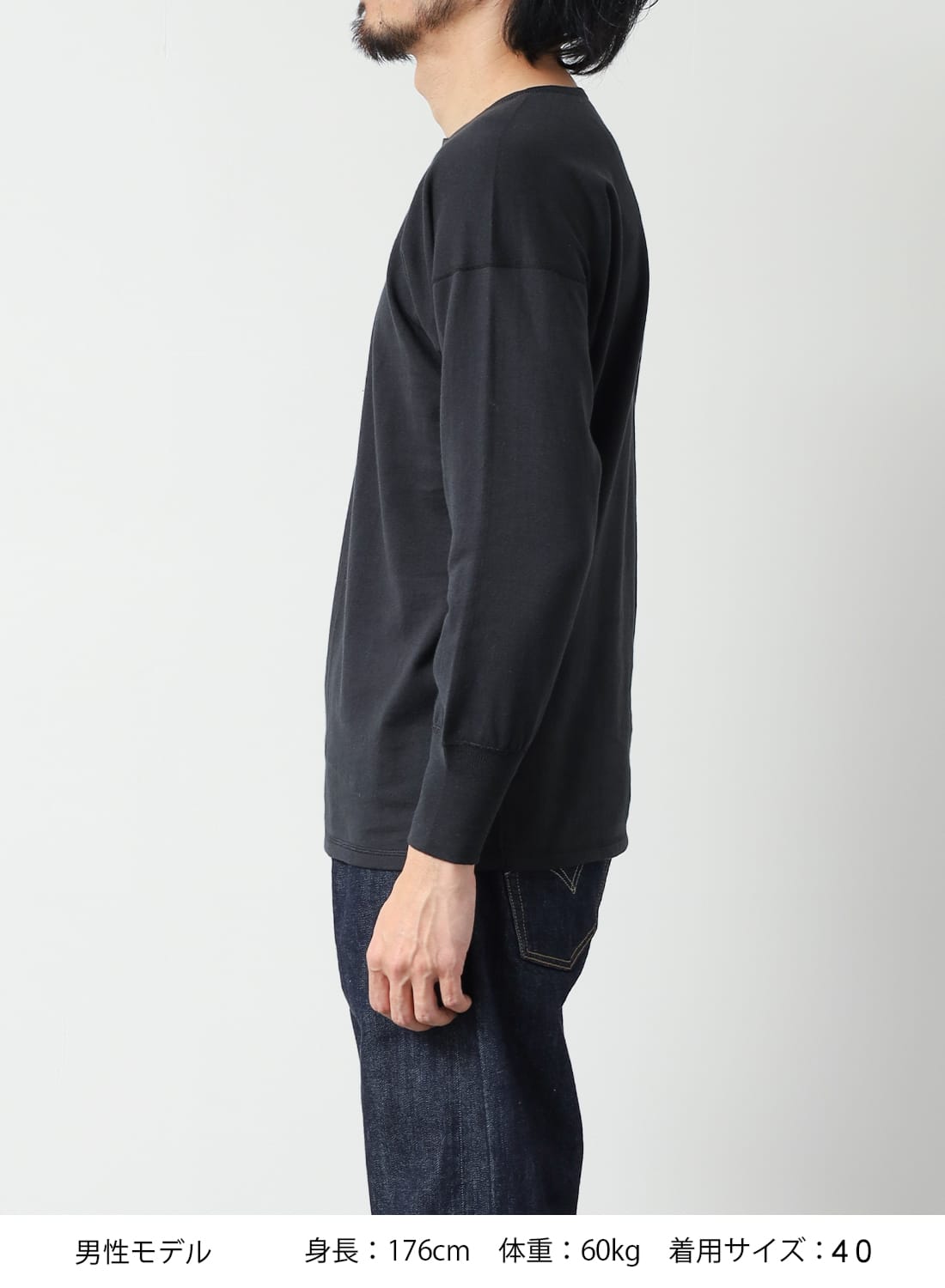 RUSTIC JERSEY HENLEY NECK LONG SLEEVE|ラスティックジャージー