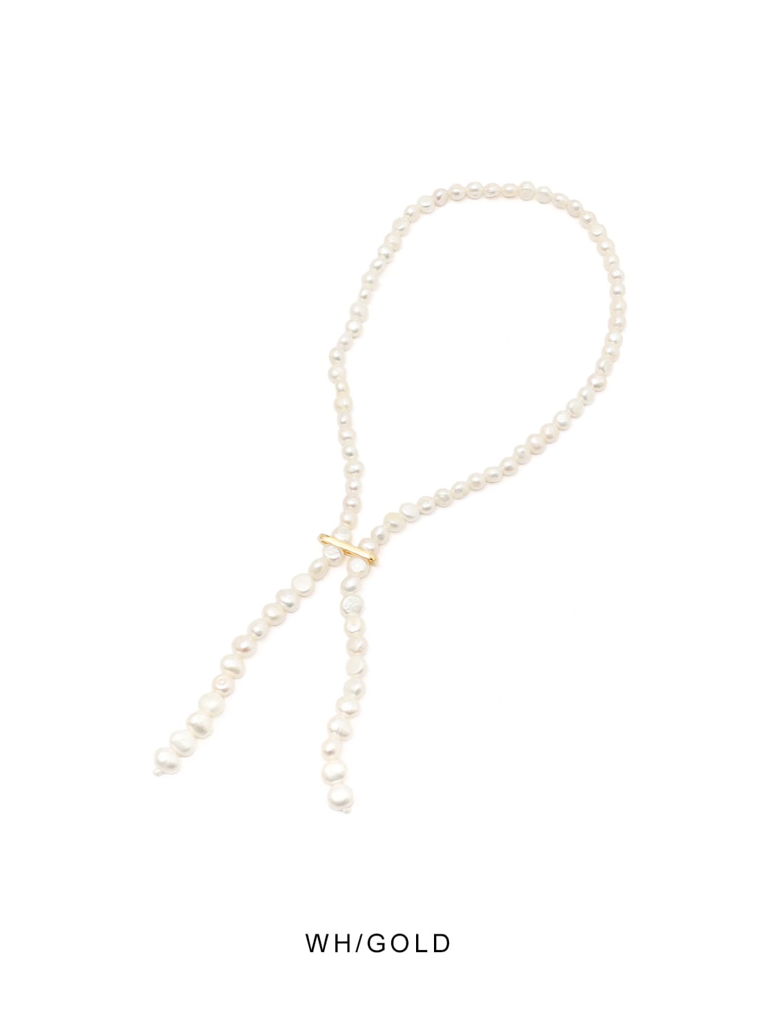 PEARL LARIAT NECKLACE|パール ラリエット ネックレスパール